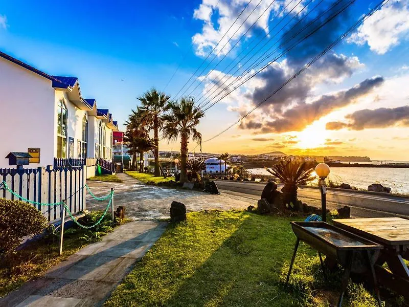 Prázdninový dům Santorini Pension Čedžu Jižní Korea