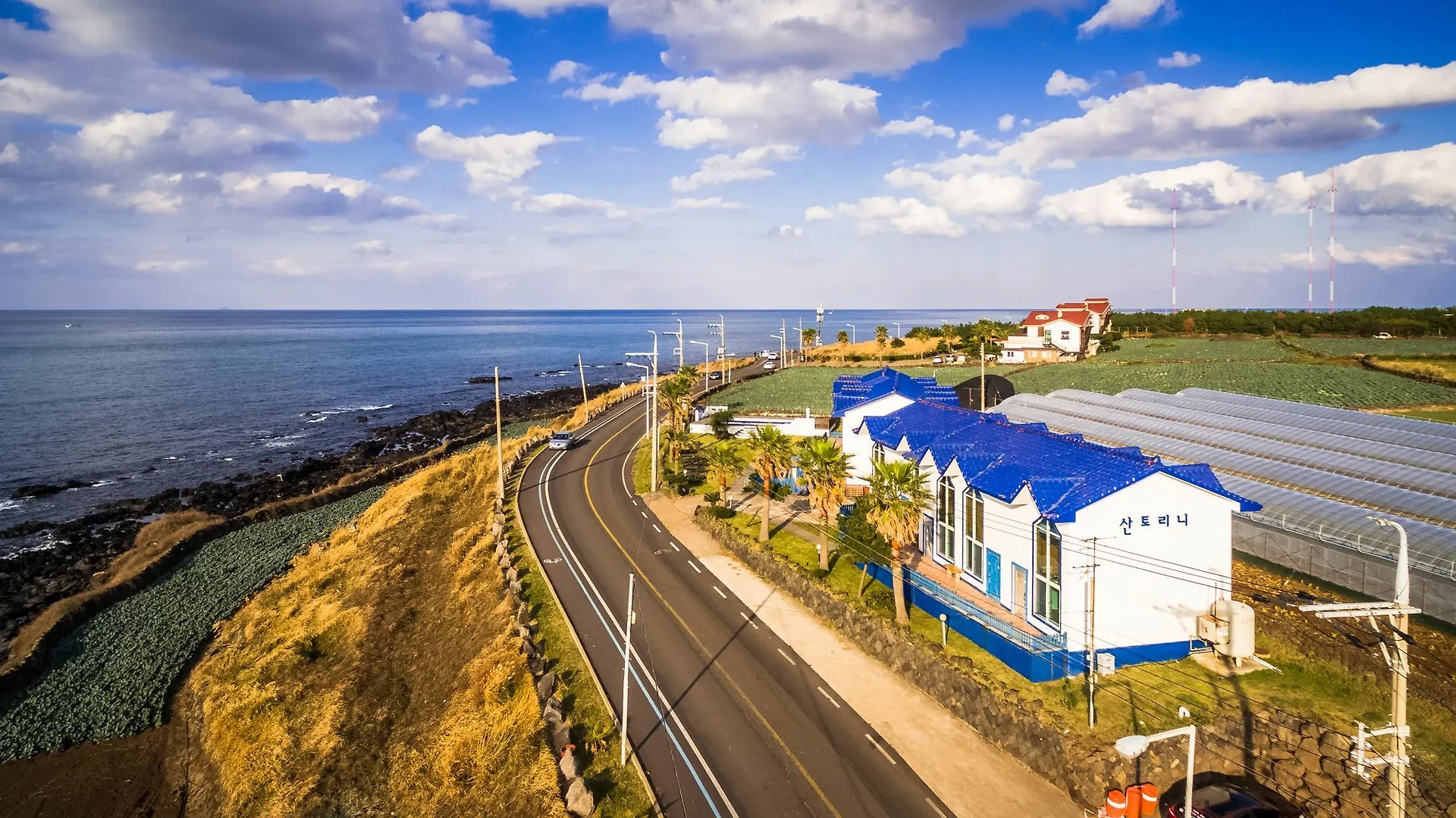 Santorini Pension Jeju Sydkorea