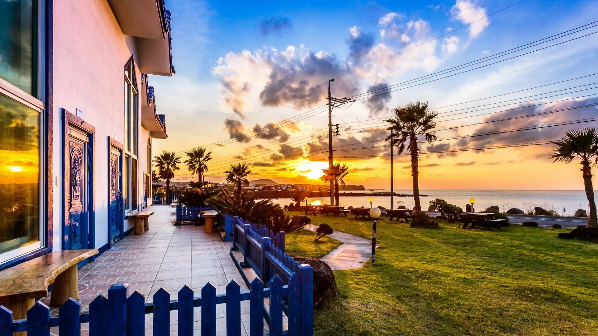 Santorini Pension Jeju Sydkorea