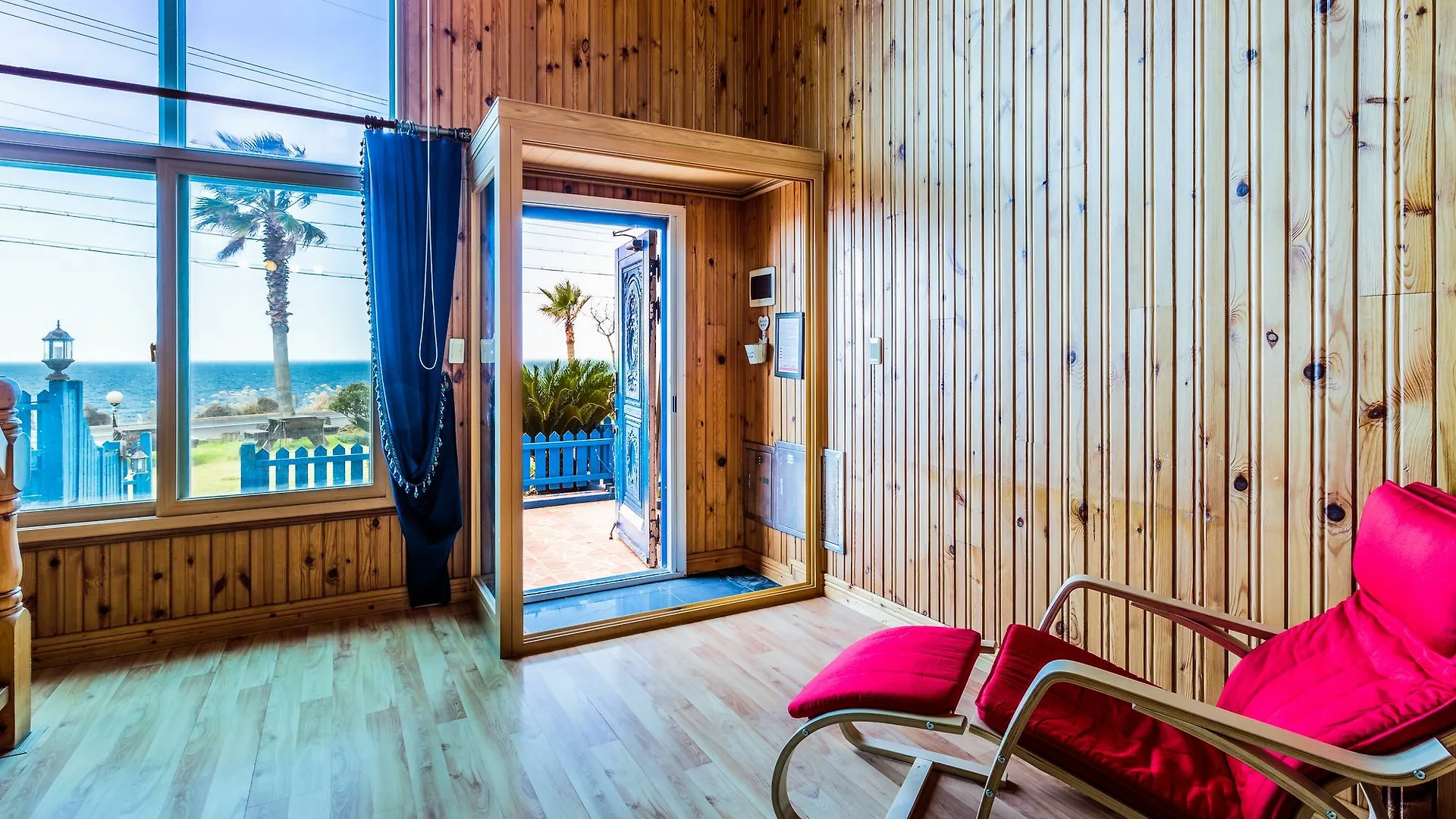 Santorini Pension Jeju Semesterbostad